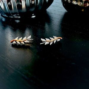 Vine crawler earrings